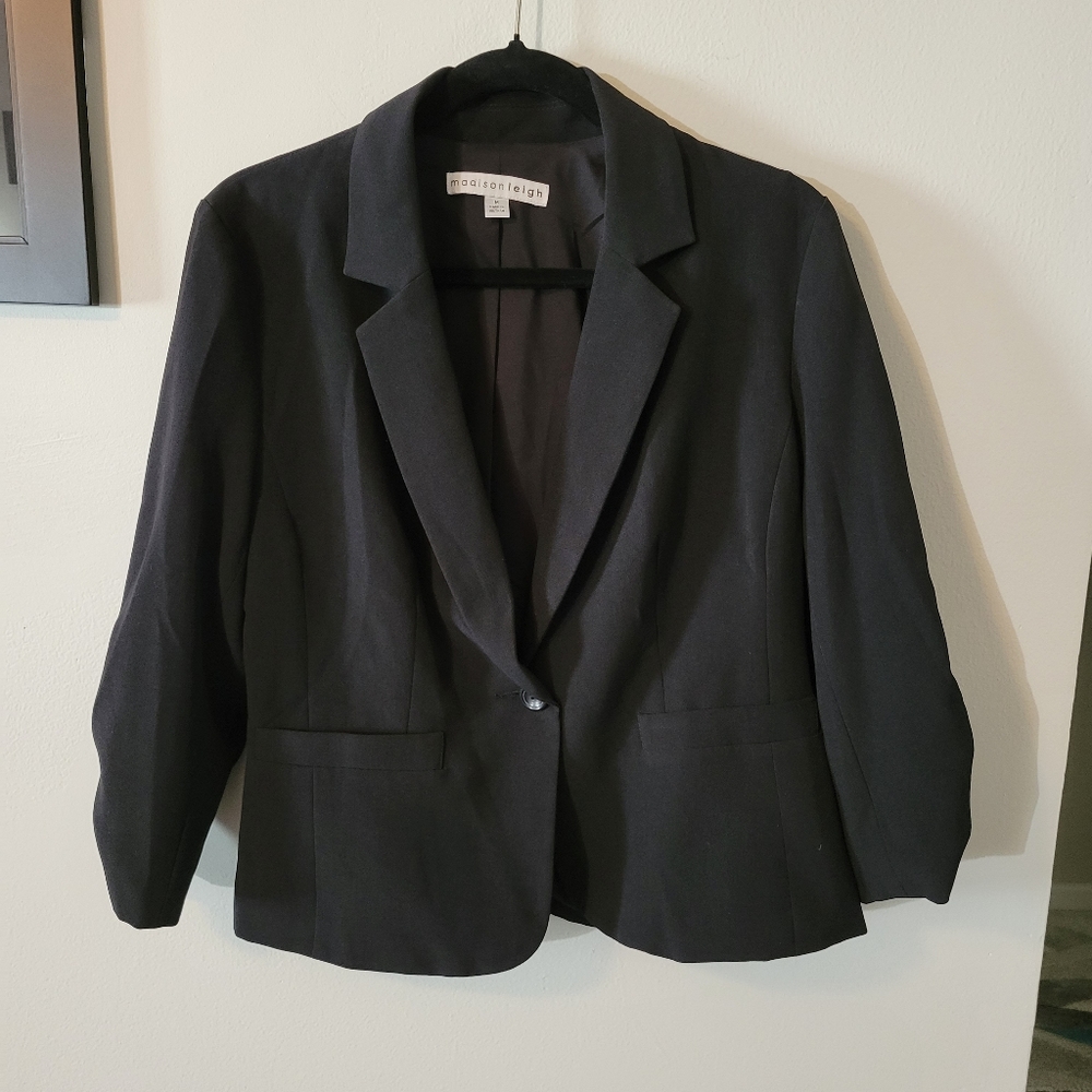 Madison Leigh single button blazer,  medium